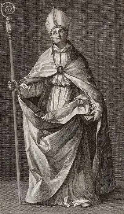Framed Print : Saint Andrea Corsini, 1302-1373, Bishop of Fiesole