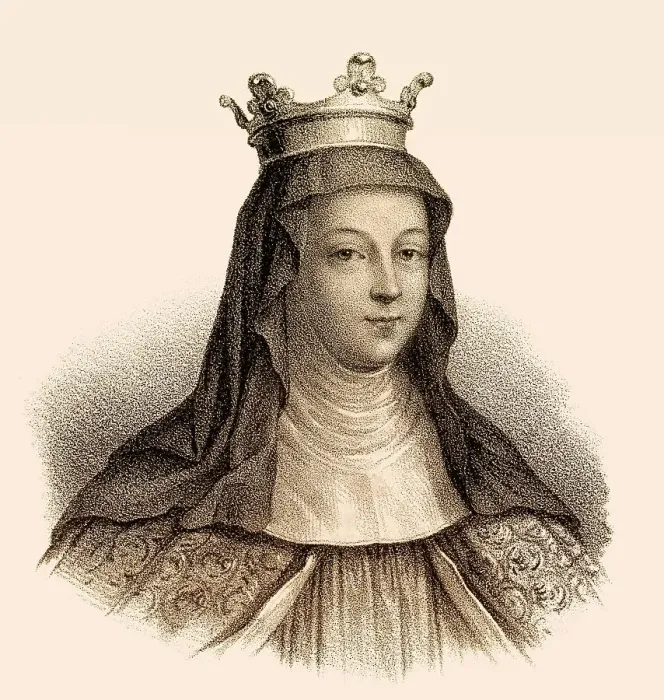 Framed Print : Saint Balthild of Ascania, c. 626-680 Framed Print : Saint Balthild of Ascania, c. 626-680