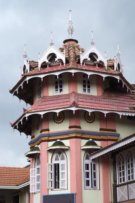 Framed Print : Saint Mary Nadamel Marth Mariam church administrative building in Tripunithura