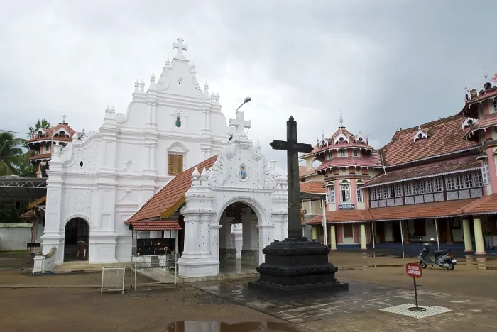 Framed Print : Saint Mary Nadamel Marth Mariam church in Tripunithura