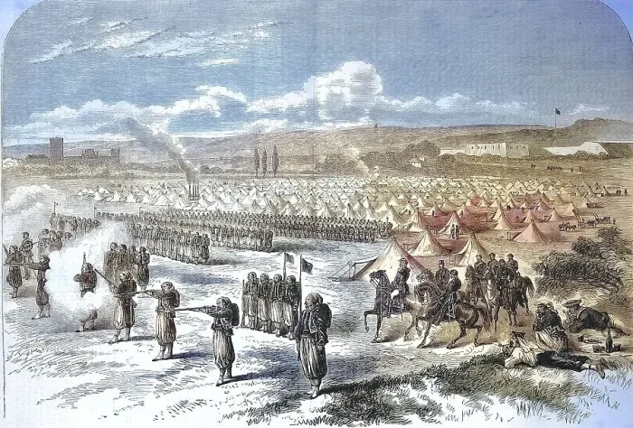 Framed Print : In the Saint-Maur camp, the Zouaves Framed Print : In the Saint-Maur camp, the Zouaves