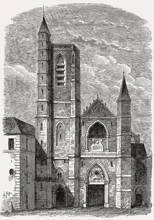 Framed Print : The Saint-Paul-des-Champs church