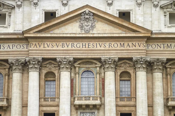 Framed Print : Detail of the Saint Peter Basilica in Vatican City Italy Framed Print : Detail of the Saint Peter Basilica in Vatican City Italy