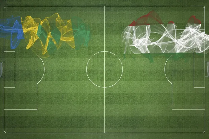 Framed Print : Saint Vincent and the Grenadines vs Hungary Soccer Match