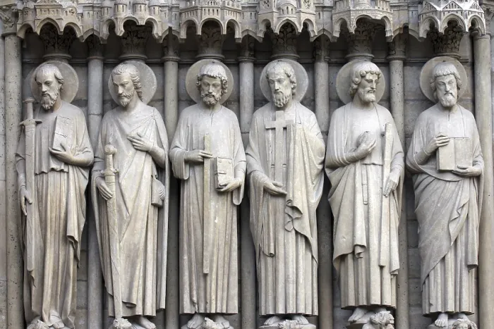 Framed Print : Saints Paul, James the Great, Thomas