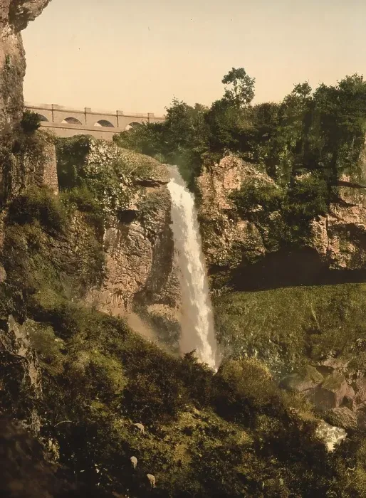 Framed Print : Salins waterfall, near de Mauriac