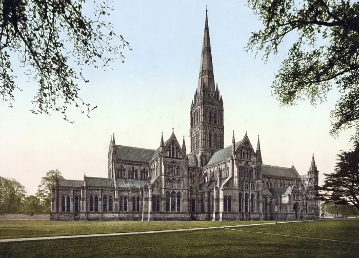 Framed Print : Salisbury Cathedral, officially The Cathedral Church of St Mary