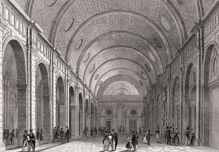 Framed Print : Salle des pas perdus du Palais de justice de Paris Framed Print : Salle des pas perdus du Palais de justice de Paris