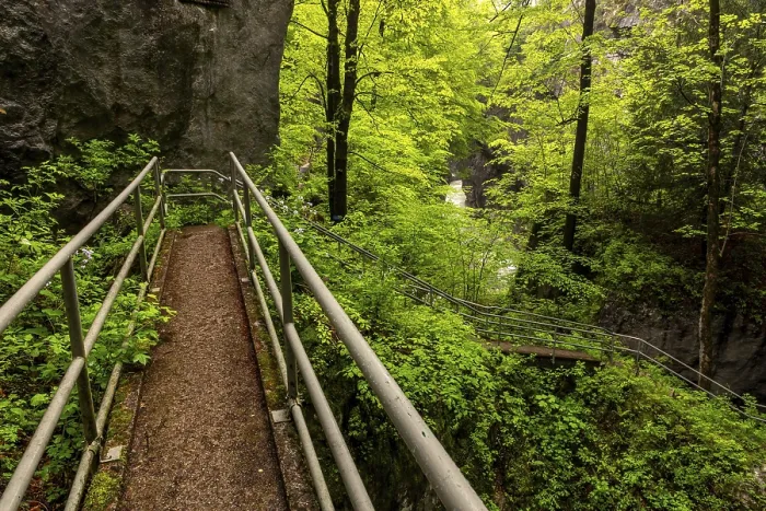 Framed Print : Salzach Gorge near Golling, Salzburg, Austria