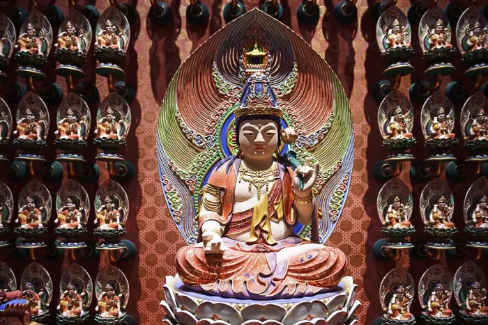 Framed Print : Samantabadra Bodhisattva statue