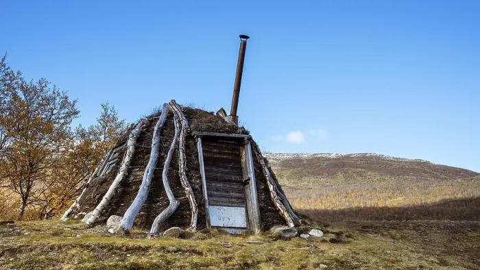 Framed Print : Sami hut, Kungsleden Trail, Abisko, Sweden, Europe Framed Print : Sami hut, Kungsleden Trail, Abisko, Sweden, Europe
