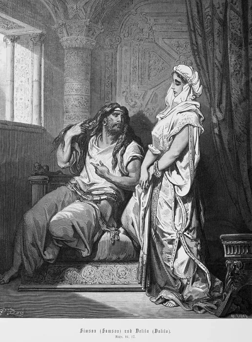 Framed Print : Samson or Samson and Delilah, Book of Judges Framed Print : Samson or Samson and Delilah, Book of Judges