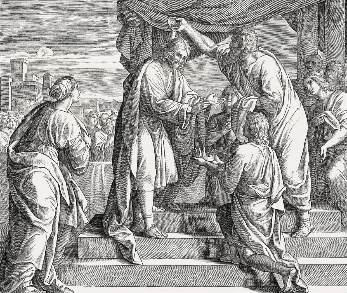 Framed Print : Samuel Anoints David, Old Testament Framed Print : Samuel Anoints David, Old Testament