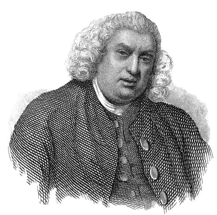 Framed Print : Samuel Johnson, 1709 - 1784, an English scholar