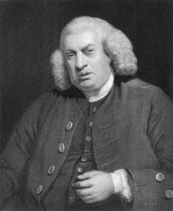 Framed Print : Samuel Johnson, 1709 - 1784, an English scholar Framed Print : Samuel Johnson, 1709 - 1784, an English scholar