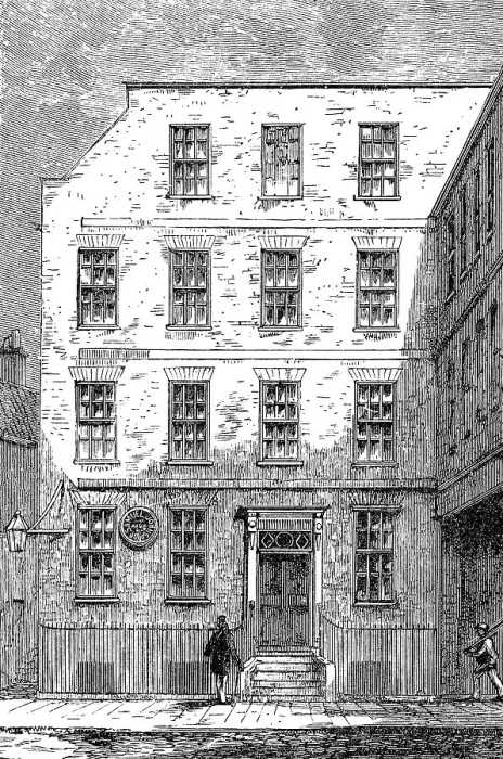Framed Print : Samuel Johnson's house in Bolt-Court Framed Print : Samuel Johnson's house in Bolt-Court