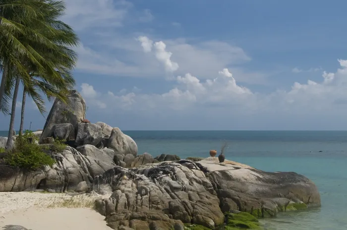 Framed Print : The Samui Archipelago was first discovered as a budget traveler's paradise back in the 1970s