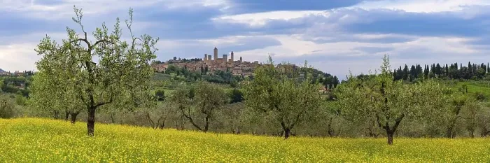 Framed Print : San Gimignano, Tuscany, Italy, Europe