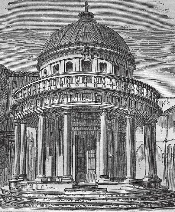 Framed Print : San Pietro in Montorio, Tempietto di Bramante