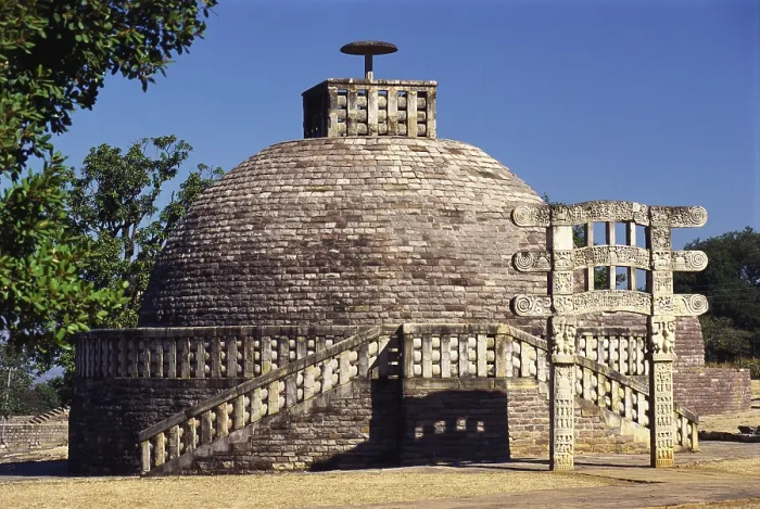Framed Print : Sanchi Stupa 1 Century B.C. Madhya Pradesh, India