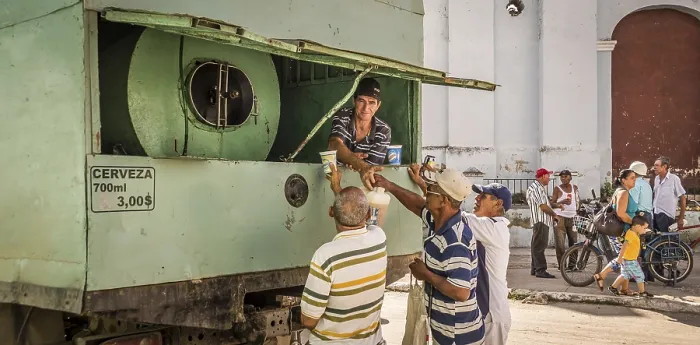Framed Print : Sancti Spiritus, Cuba on January 1