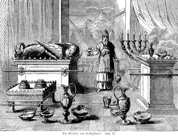 Framed Print : Sanctuary utensils, Bible, Old Testament Framed Print : Sanctuary utensils, Bible, Old Testament
