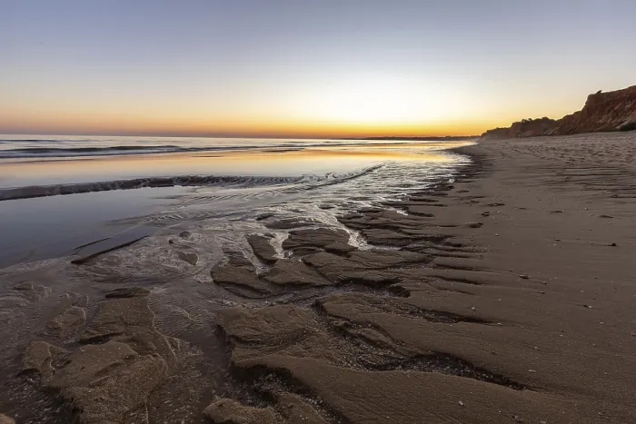Framed Print : What a sandy beach on the Atlantic