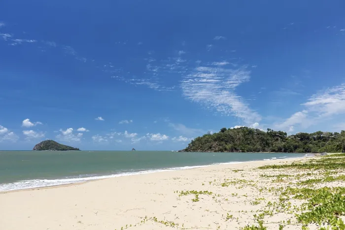 Framed Print : Sandy Beach, Daintree National Park