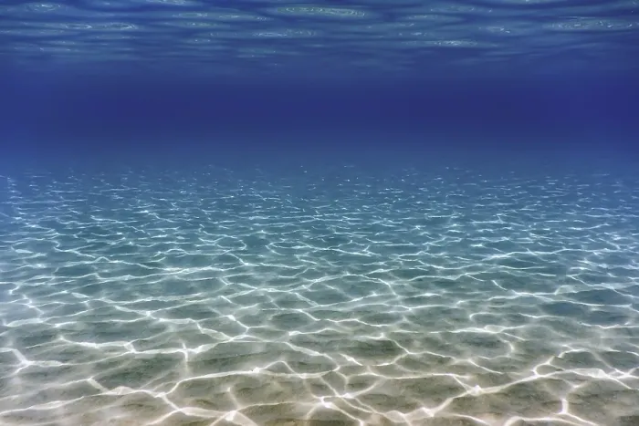 Framed Print : Sandy sea bottom Underwater background Framed Print : Sandy sea bottom Underwater background
