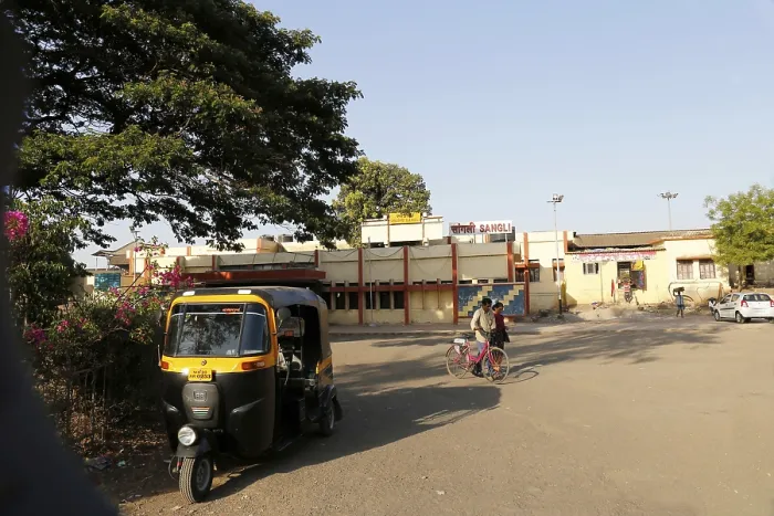 Framed Print : Sangli railway station building