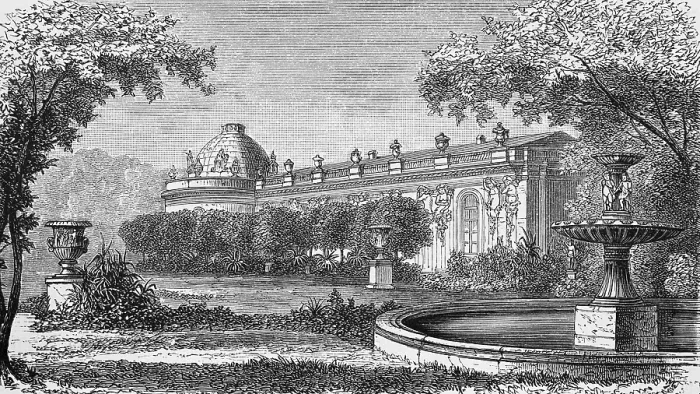 Framed Print : Sanssouci Palace with Park, Summer Residence of the Kings of Prussia