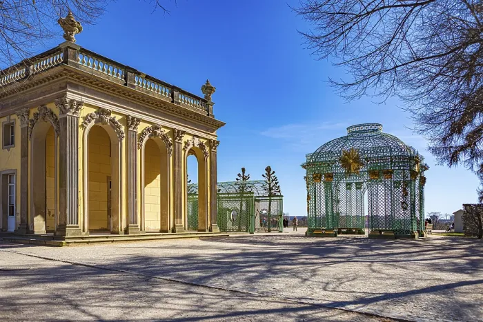 Framed Print : Sanssouci Palace in Sanssouci Palace Park in Potsdam
