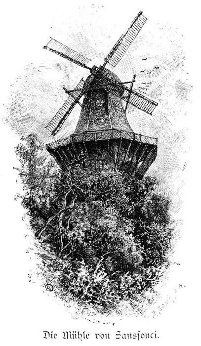Framed Print : Mill of Sanssouci, Potsdam near Berlin Framed Print : Mill of Sanssouci, Potsdam near Berlin