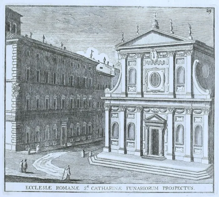 Framed Print : Santa Caterina dei Funari is a church in Rome Framed Print : Santa Caterina dei Funari is a church in Rome