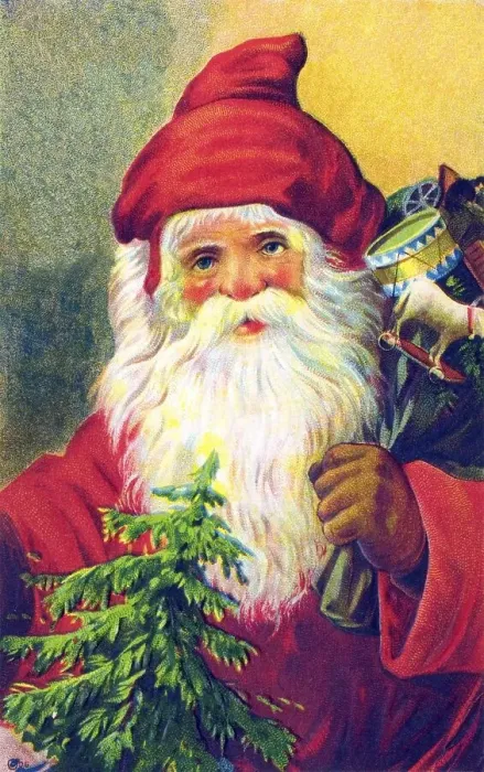 Framed Print : Santa Claus, historical illustration