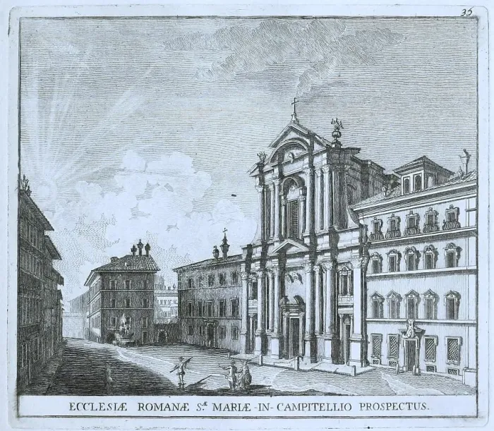 Framed Print : Santa Maria in Campitelli, Santa Maria in Portico in Campitelli