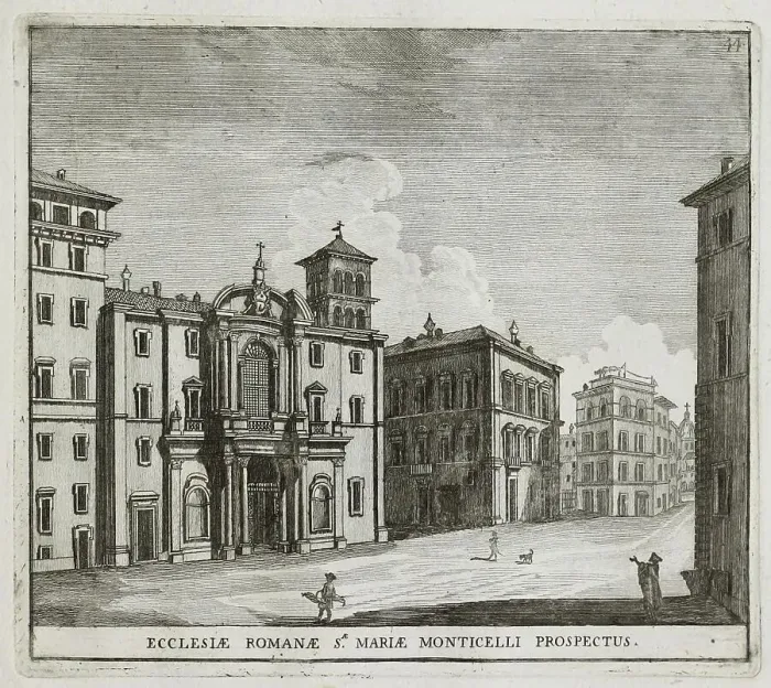 Framed Print : Santa Maria in Monticelli is a church in the Regola district of Rome