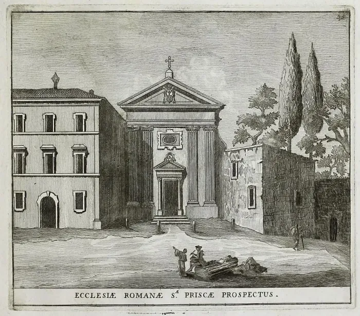 Framed Print : Santa Prisca is a church in Rome