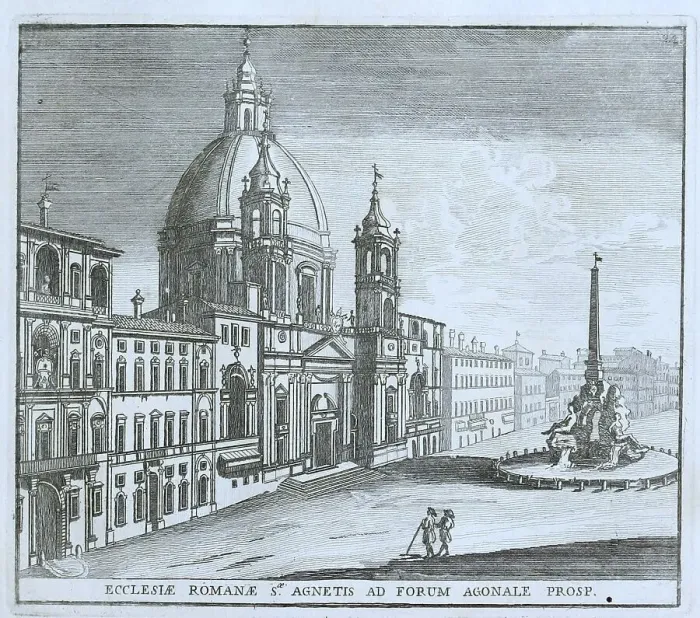 Framed Print : Sant'Agnese in Agone, St. Agnes in Agone