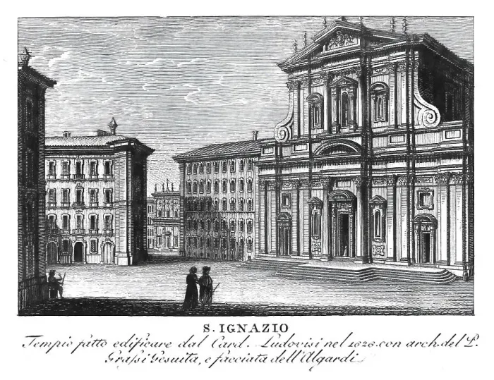 Framed Print : Sant'Ignazio di Loyola in Campo Marzio