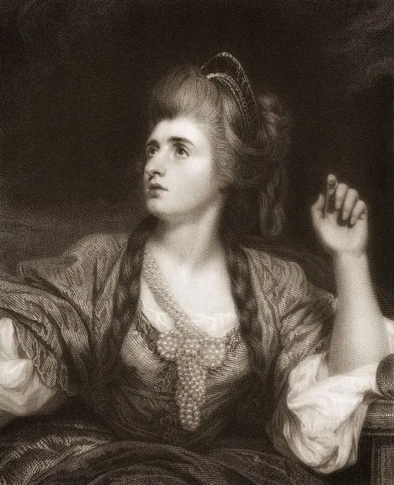 Framed Print : Sarah Siddons, 1755 - 1831, Welsh actress