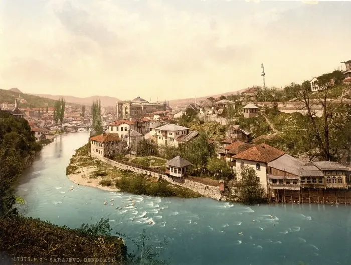 Framed Print : Sarajevo, Sarajevo, Bendbasi, Bosnia, c Framed Print : Sarajevo, Sarajevo, Bendbasi, Bosnia, c