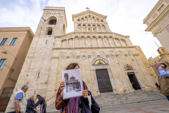 Framed Print : Sardinia, Cathedral of Cagliari exterior view