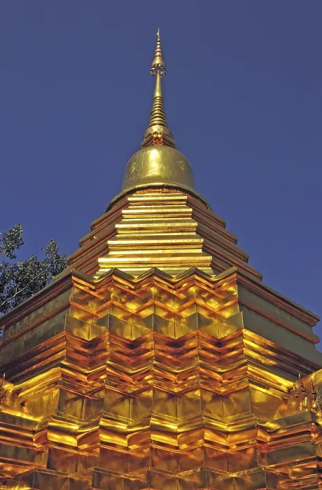 Framed Print : Sareerikkatartsirirak Pagoda at Wat Phan On Framed Print : Sareerikkatartsirirak Pagoda at Wat Phan On