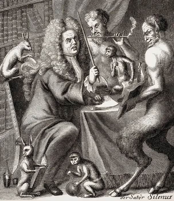 Framed Print : Satirical portrait of Jacob Paul Freiherr von Gundling Framed Print : Satirical portrait of Jacob Paul Freiherr von Gundling
