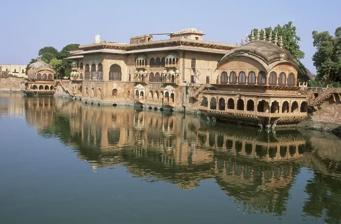 Framed Print : Savan Pavilion, Gopal Bhavan, Bhadon Pavilion