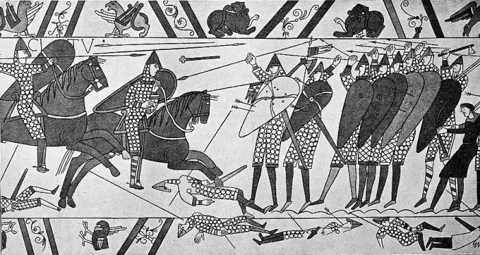 Framed Print : Scene from the Battle of Hastings