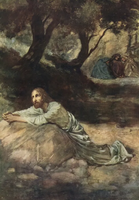 Framed Print : Scene from the biblical story