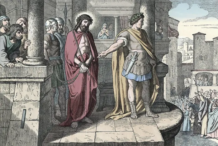 Framed Print : Scene from the biblical story