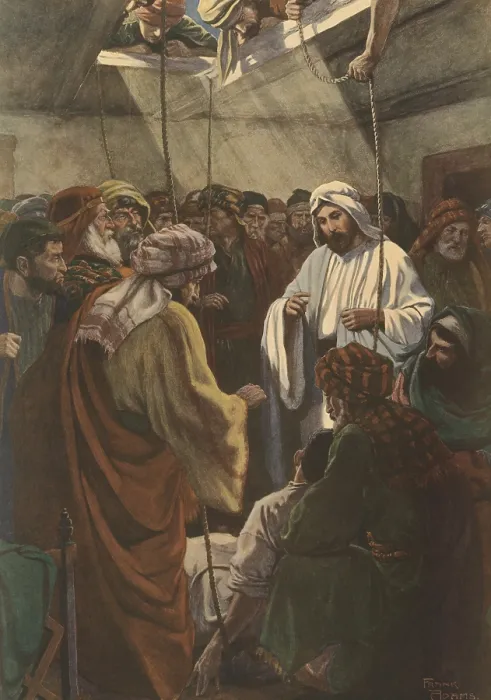Framed Print : Scene from the biblical story, In the Bible